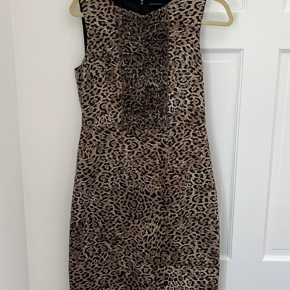 Ellie Tahiti, leopard print dress, size 8